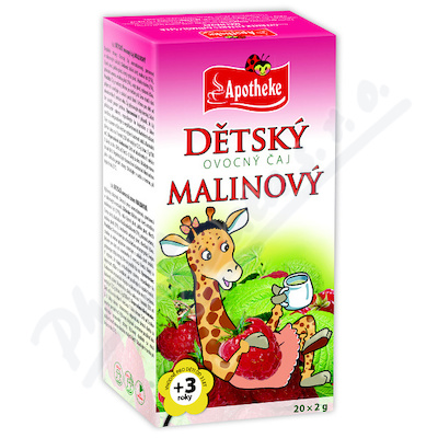 Apotheke Dětský ovocný čaj malinový 20x2g