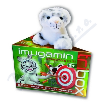 Imugamin Effective pro děti tribox 60dražé+hračka