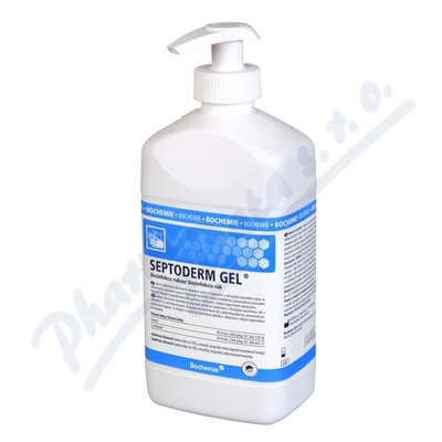 Septoderm gel s dávkovačem 500ml schülke