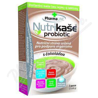 Nutrikaše probiotic s čokoládou 3x60g