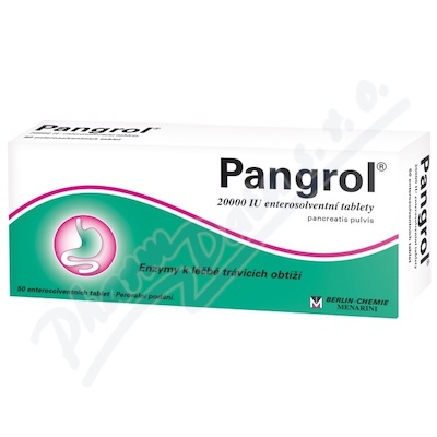 Pangrol 20000IU tbl.ent.50 II