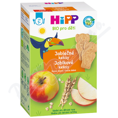HiPP SUŠENKY BIO Dětské jablečné keksy 150g