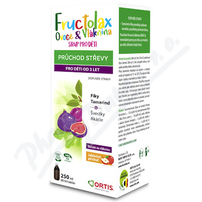 Fructolax Ovoce&Vláknina sirup pro děti 3+r 250ml