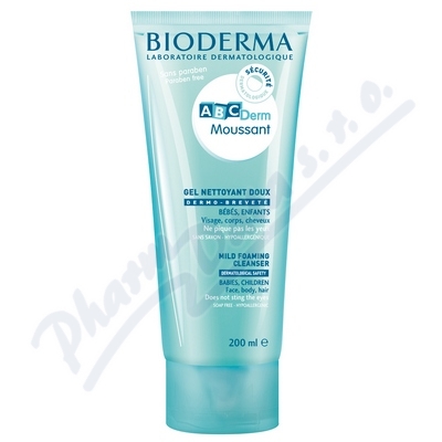 BIODERMA ABCDerm Gel moussant 200ml