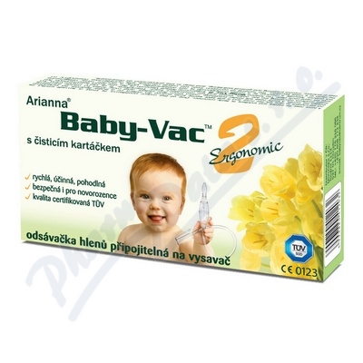 Arianna Baby-Vac 2 s čistic.kart. odsávačka hlenů