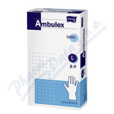 Ambulex Latex rukavice pudrované L 100ks