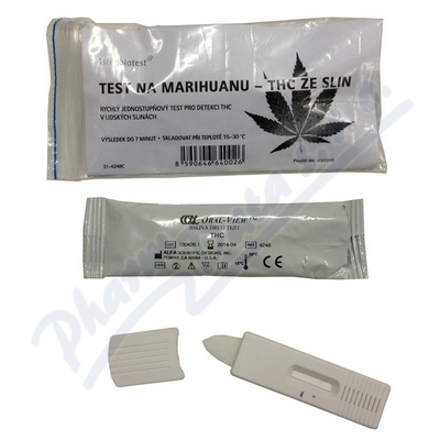 Test na marihuanu (THC) ze slin 1ks