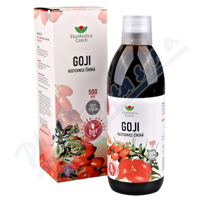 Goji Kustovnice čínská 100% šťáva 500ml EkoMedica