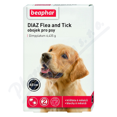 beaphar DIAZ Flea and Tick 6.435g obojek psy 65cm