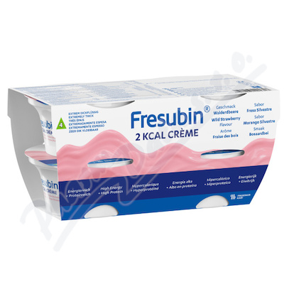 Fresubin 2kcal creme lesní jahoda por.sol.4x125g