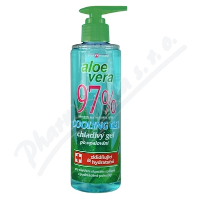 VIVAPHARM Aloe Vera 97% chladivý gel po opal.250ml