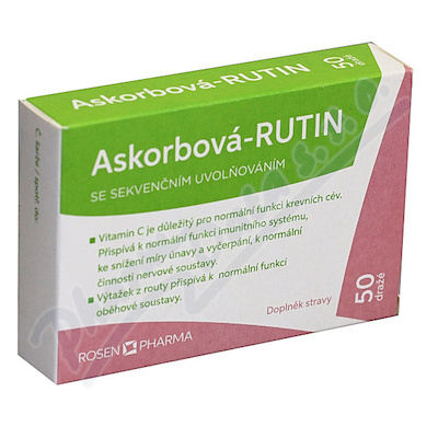 Rosen Askorbová RUTIN drg.50