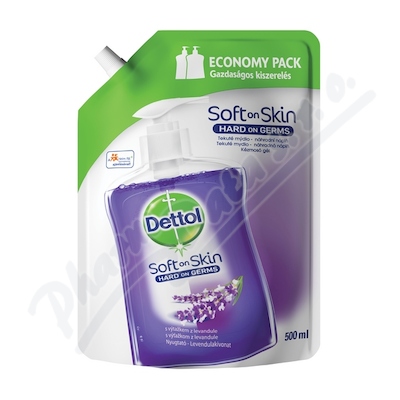 DETTOL Tekuté mýdlo náhr.náplň Uklidň.levand.500ml