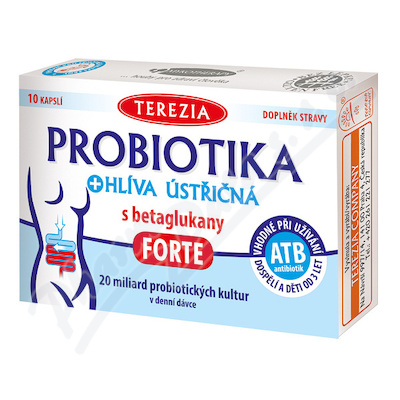 TEREZIA Probiotika+Hl.ústř.s betagluk.FORTE cps.10