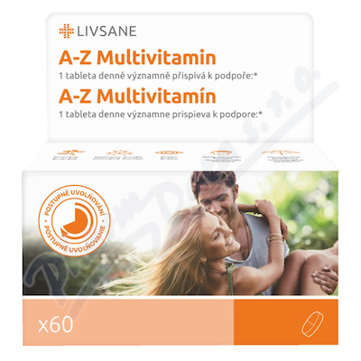 LIVSANE A-Z Multivitamin komplex tablety 60ks