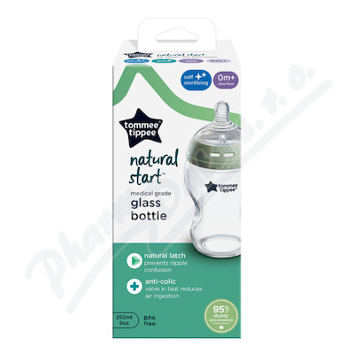 Tommee Tippee Natural start skle.lahev 0m+ 250ml