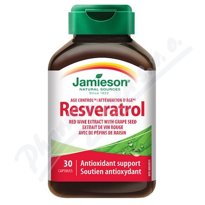 JAMIESON Resveratrol 50mg extr.z červ.vína cps.30