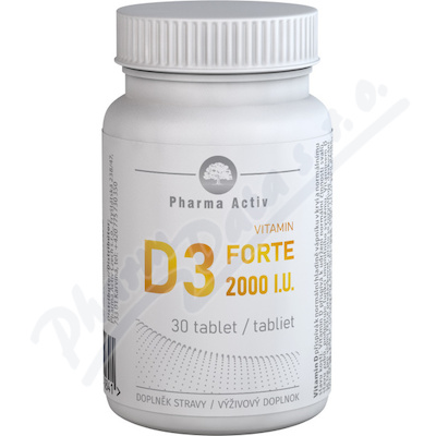 Vitamín D3 FORTE 2000 I.U.tbl.30
