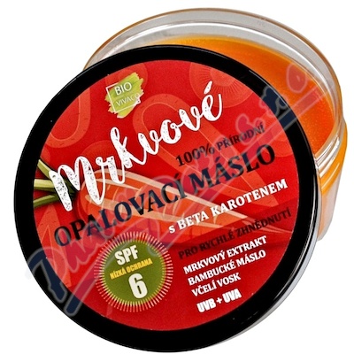 VIVACO mrkvové opalovací máslo SPF6 150ml