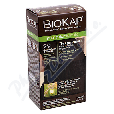 BIOKAP Barva na vlasy 2.9 Kaštan-čoko tmavá 140ml