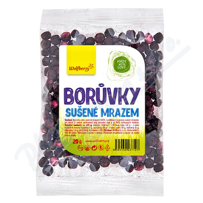 Borůvky lyofilizované 20g Wolfberry