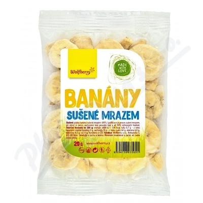 Banány lyofilizované 20g Wolfberry