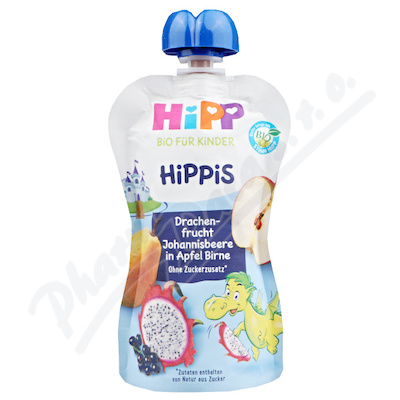 HiPP Hippis Jabl-Hruš-Dračí ov.-Rybíz BIO 1r 100g