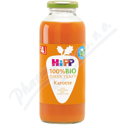 HiPP 100% Mrkvová šťáva BIO 4m 330ml