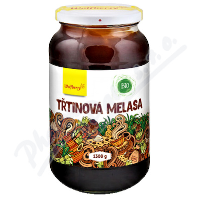 Třtinová melasa BIO 1300 g Wolfberry