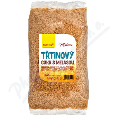 Třtinový cukr s melasou 1 kg Wolfberry