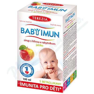 BABY IMUN sirup s hlívou a rakytníkem JABLKO 100ml