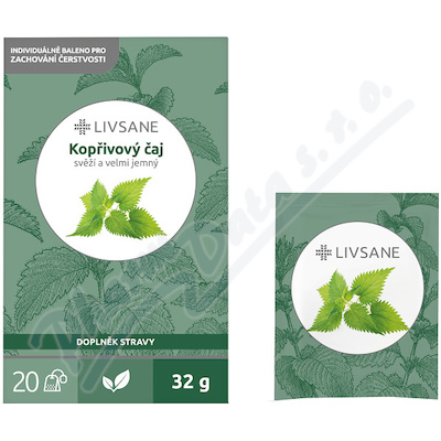LIVSANE Kopřivový čaj 20x1.6g