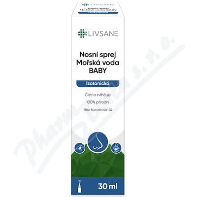 LIVSANE Nos.sprej Mořská voda BABY Izotonická 30ml