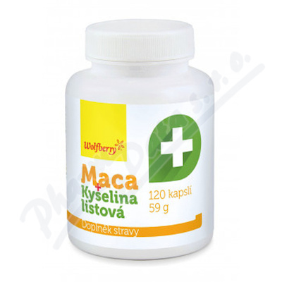 Maca extrakt + Kyselina listová cps.120 Wolfberry