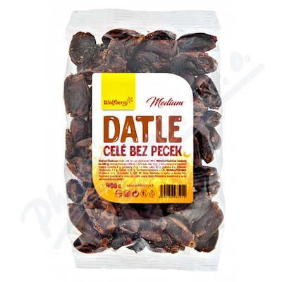 Datle celé 400g bez pecek Medium Wolberry