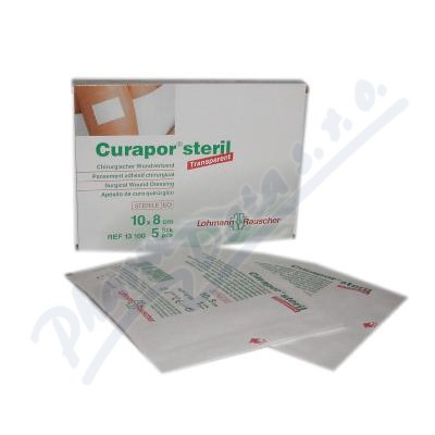 Náplast Curapor Transparent steril.10x8cm 5ks