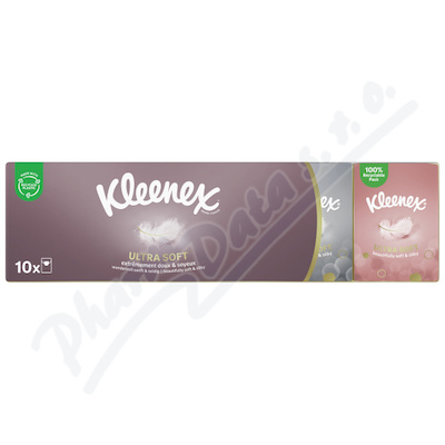 KLEENEX Kapesníky papírové Ultra Soft Mini 10x7ks