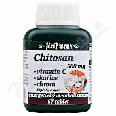 MedPharma Chitosan 500mg+vit.C+chrom tbl.67