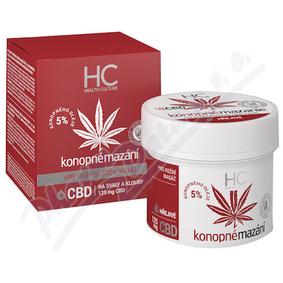 Konopné mazání hřejivé s CBD 125ml