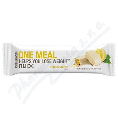 NUPO One Meal tyčinka křupavý citrón 60g