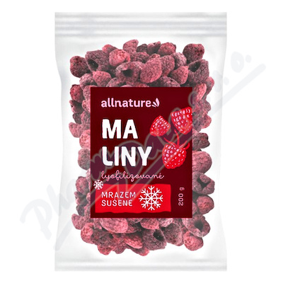 Allnature Maliny sušené mrazem 200g