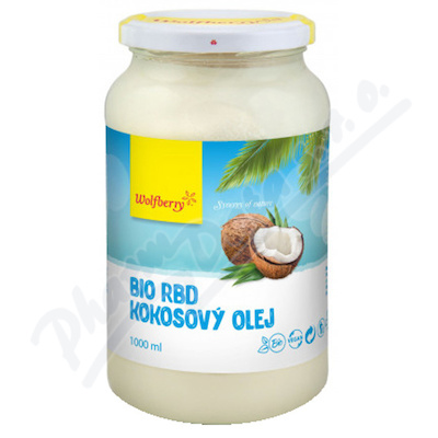 RBD Kokosový olej BIO 1000ml Wolfberry