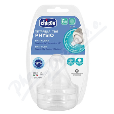 CHICCO Dudlík Perfect 5 silikon kaše 6m+ 2ks