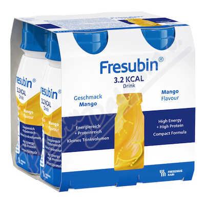 Fresubin 3.2kcal Drink mangová por.sol.4x125ml