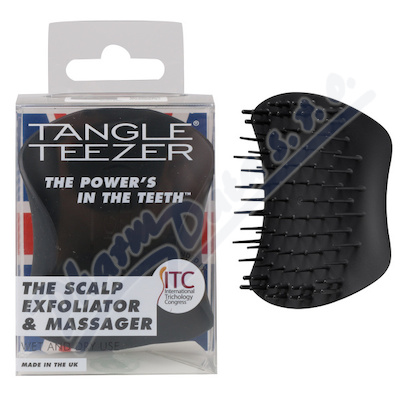 Tangle Teezer the scalp exfoliator&massager black