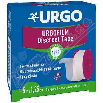 URGO FILM Transparentní náplast 1.25cmx5m NOVÁ