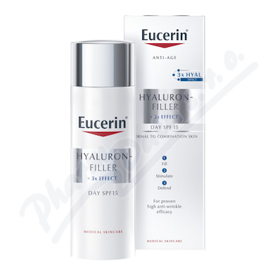 Eucerin HYALURON-FILLER+3xEFFECT den.kr.n/s p.50ml