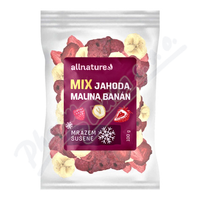 Allnature Mix jahoda malina banán suš.mrazem 100g