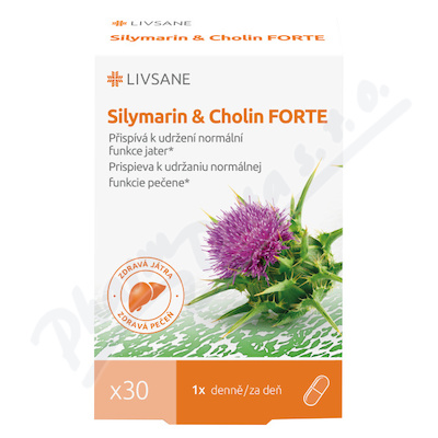 LIVSANE Silymarin&Cholin FORTE tob.30