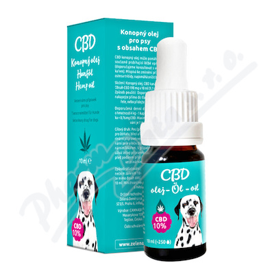 Zelená Země CBD olej pro psy 10% 10ml